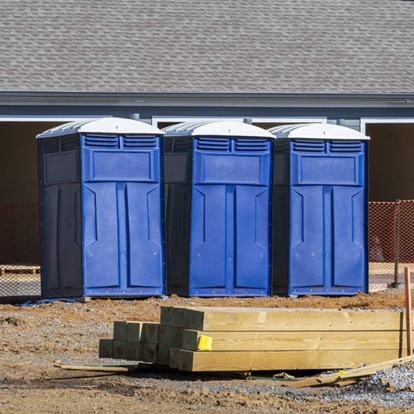 are there any restrictions on where i can place the portable toilets during my rental period in Farrar